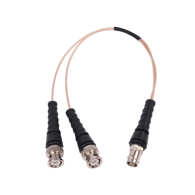 ET2083   BNC female connector to BNC double male connector cable